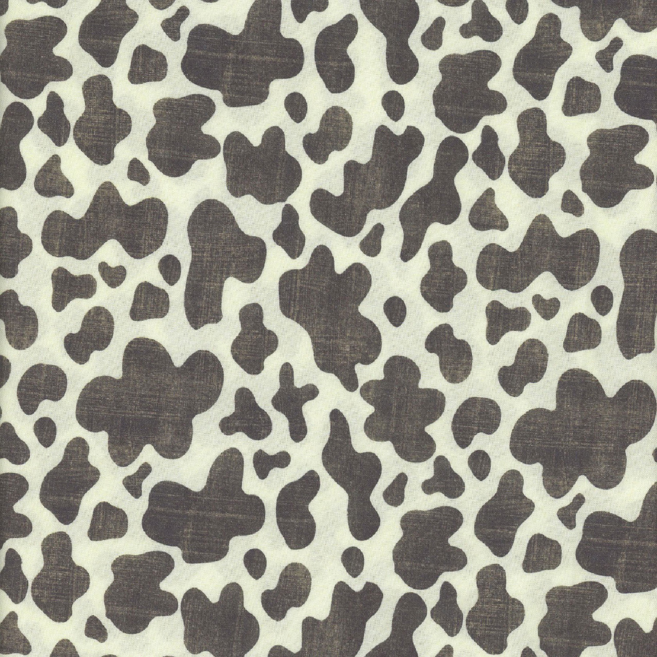 Quilting Treasures Fabrics Hey Cowgirl Dan Morris Cowhide Charcoal